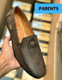 WOODLAND LOAFER SHOES FOR MEN - BROWN, 7