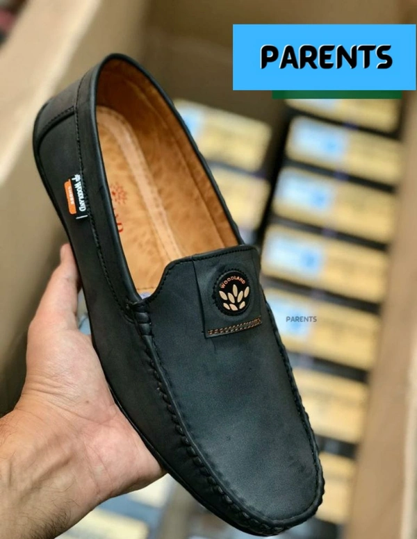 WOODLAND LOAFER SHOES FOR MEN - BROWN, 7