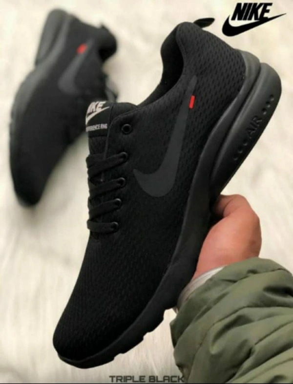 MEN GYM AND RUNNING SHOES - BLACK, 9