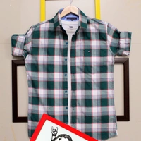 Tommy Hilfiger®️ SHIRTSOriginal Quality  Full sleeves 100% cotton shirts - GREEN, M