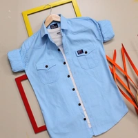 Superdry Rfd cargo®️  SHIRTSOriginal QUALITY  Full sleeves CARGO SHIRTS - BLUE, M