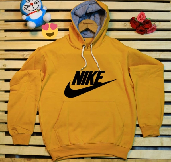 NIKE HODDIE MEN T-SHIRT - YELLOW, M