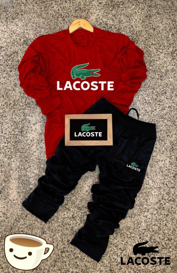 LACOSTE MEN'S SPORTS - RED, M