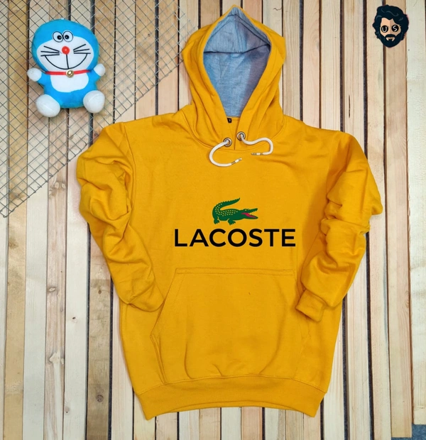 LACOSTE MEN'S NEW SWEATSHIRT - YELLOW, M