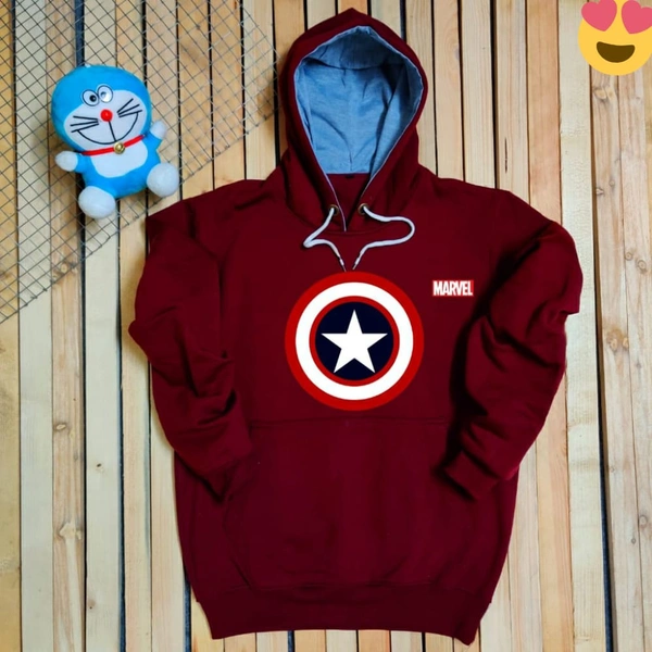CAPTION AMERICA MARVEL HODDIE - GREEN, M