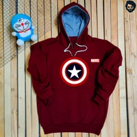 CAPTION AMERICA MARVEL HODDIE - GREEN, M