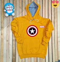 CAPTION AMERICA MARVEL HODDIE - GREEN, M