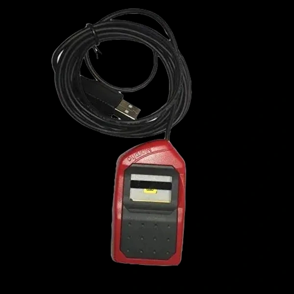Morpho MSO 1300 E3 Single Fingerprint Biometric USB Device - Idemia with RD Service - RED, 2