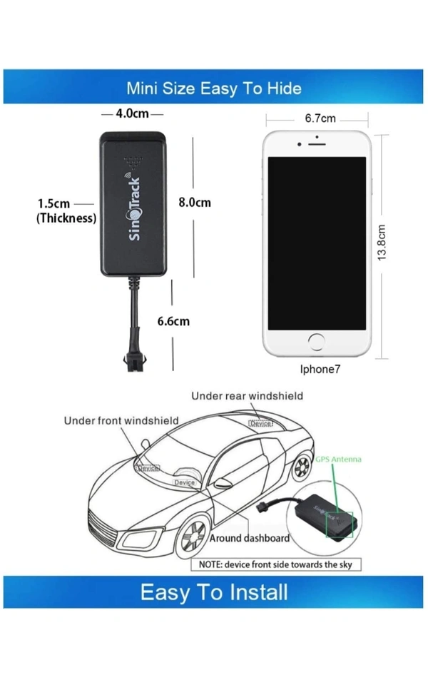 Sino Bike Car Remote - Black, 2