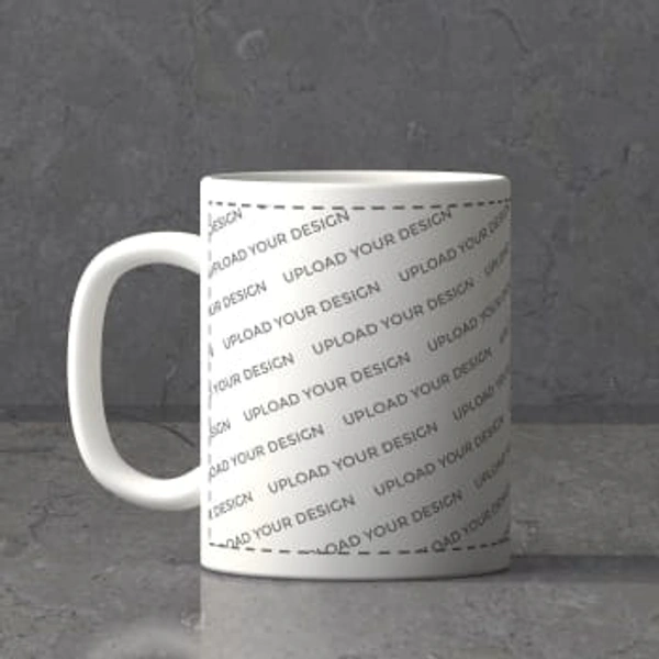 Customizable White Mugs - white, normal