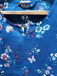 Dhuni By Avaasa Kurti - Medium, Navy Blue