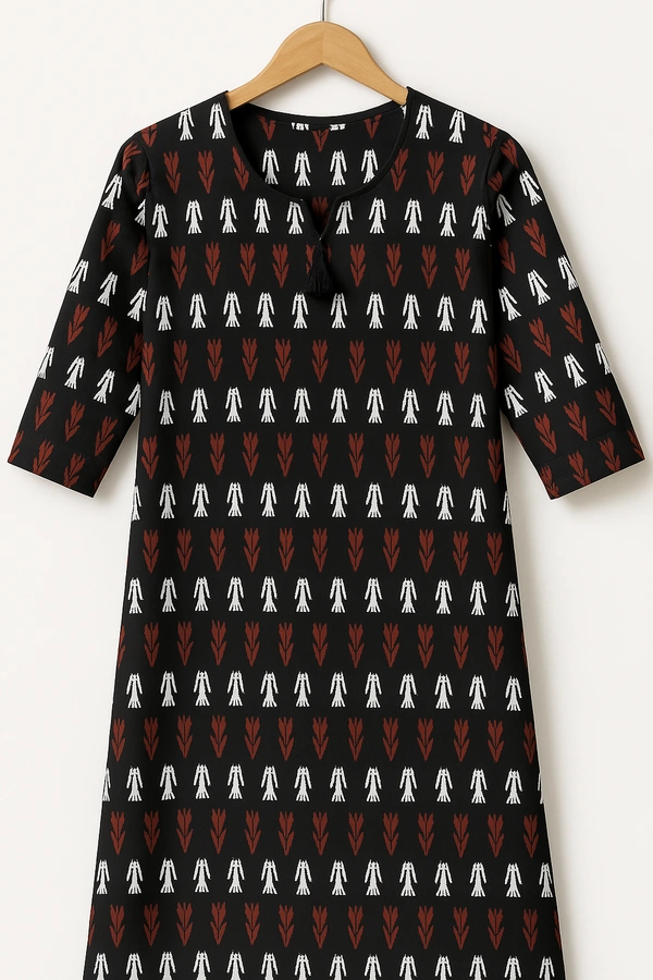 Dhuni By Avaasa Kurti - Medium, Black