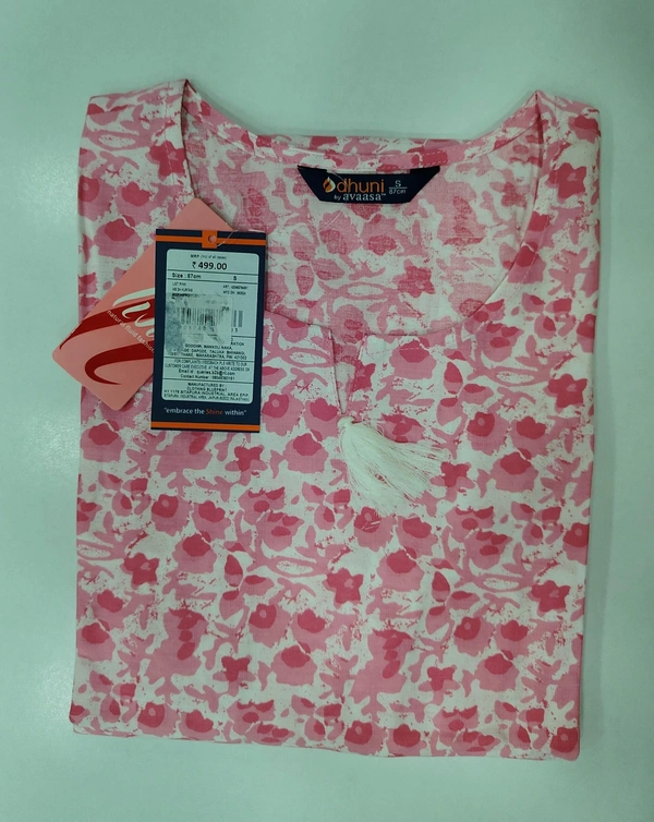 Dhuni By Avaasa Kurti - XX-Large, Pink