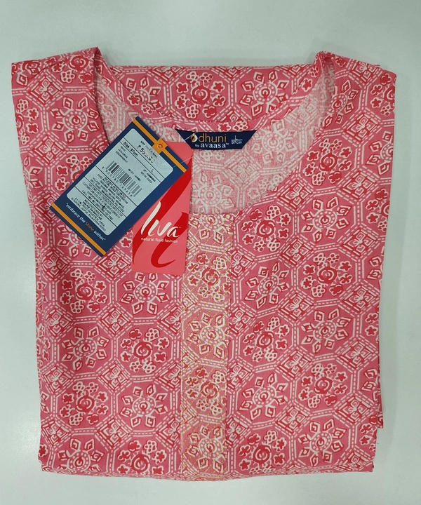 Dhuni By Avaasa Kurti - X-Large, Pink