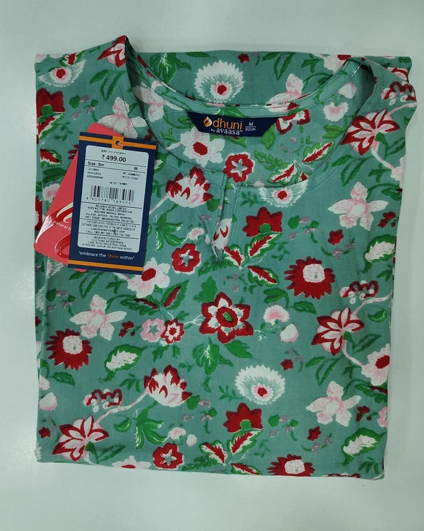 Dhuni By Avaasa Kurti - Large, Green