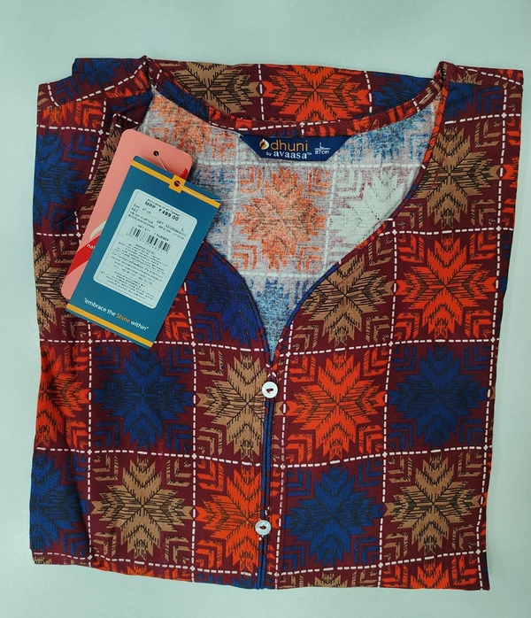 Dhuni By Avaasa Kurti - Large, Orange