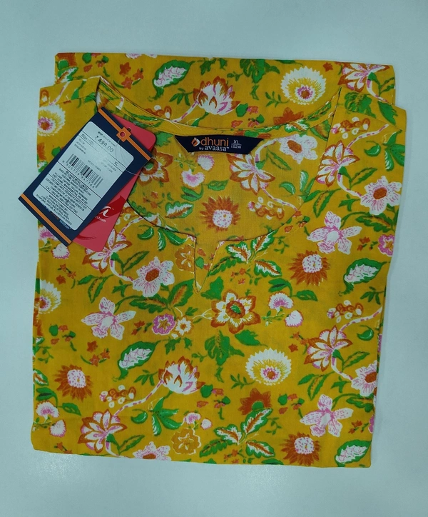 Dhuni By Avaasa Kurti - Large, Yellow