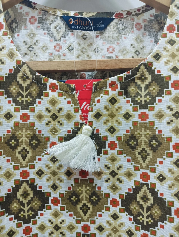 Dhuni By Avaasa Kurti - Large, Olivetone
