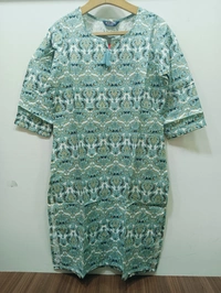 Dhuni By Avaasa Kurti - Large, Sea Green