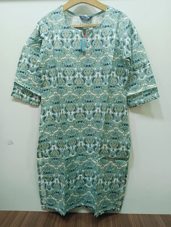 Dhuni By Avaasa Kurti - Large, Sea Green