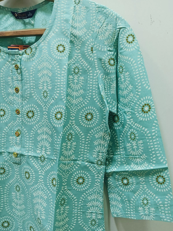 Dhuni By Avaasa Kurti - Large, Aquamarine