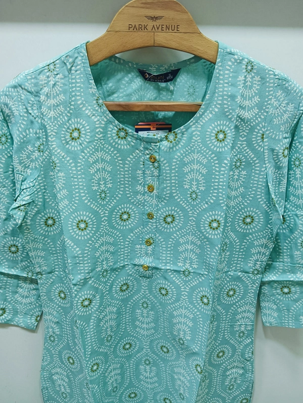 Dhuni By Avaasa Kurti - Large, Aquamarine