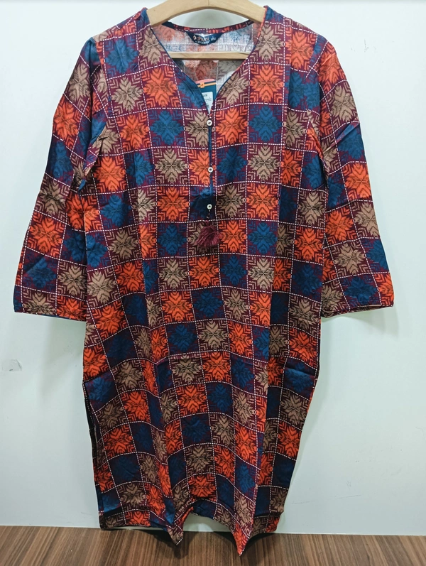 Dhuni By Avaasa Kurti - Large, Orange