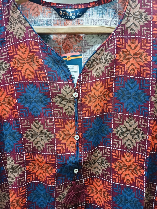 Dhuni By Avaasa Kurti - Large, Orange
