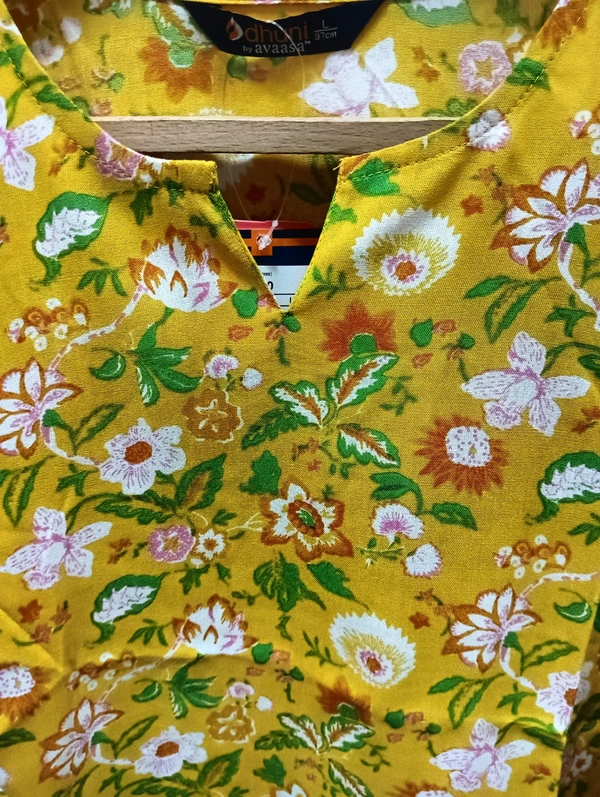 Dhuni By Avaasa Kurti - Large, Yellow