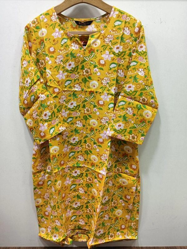 Dhuni By Avaasa Kurti - Large, Yellow