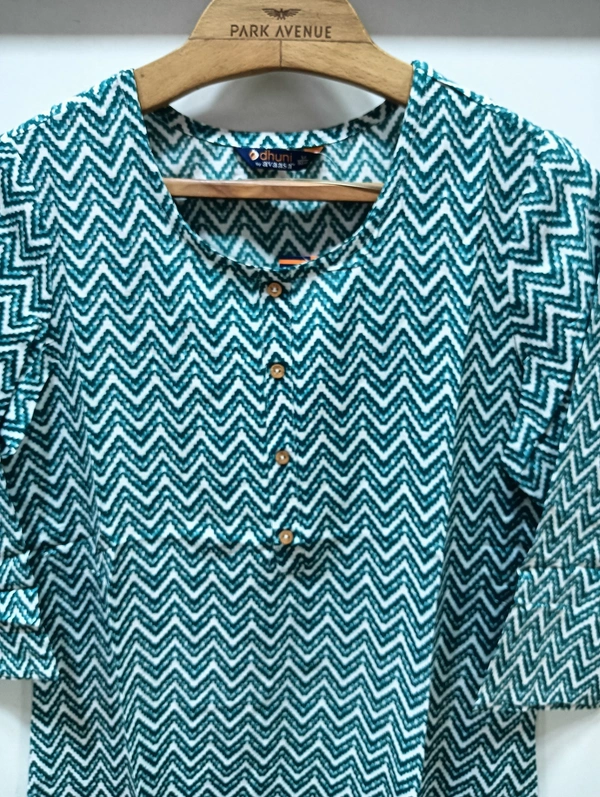 Dhuni By Avaasa Kurti - Medium, Deep Sea
