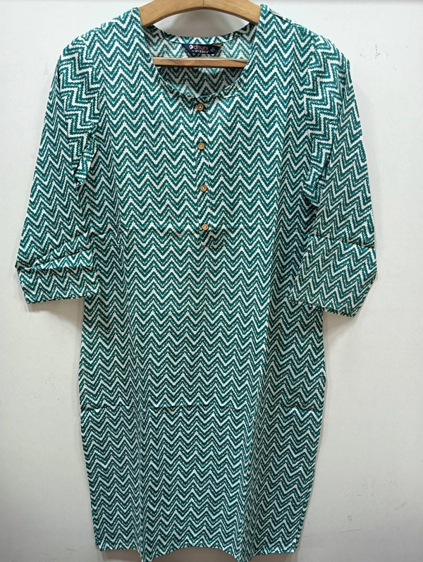 Dhuni By Avaasa Kurti - Medium, Deep Sea