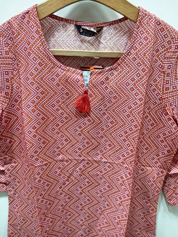 Dhuni By Avaasa Kurti - Large, Orange
