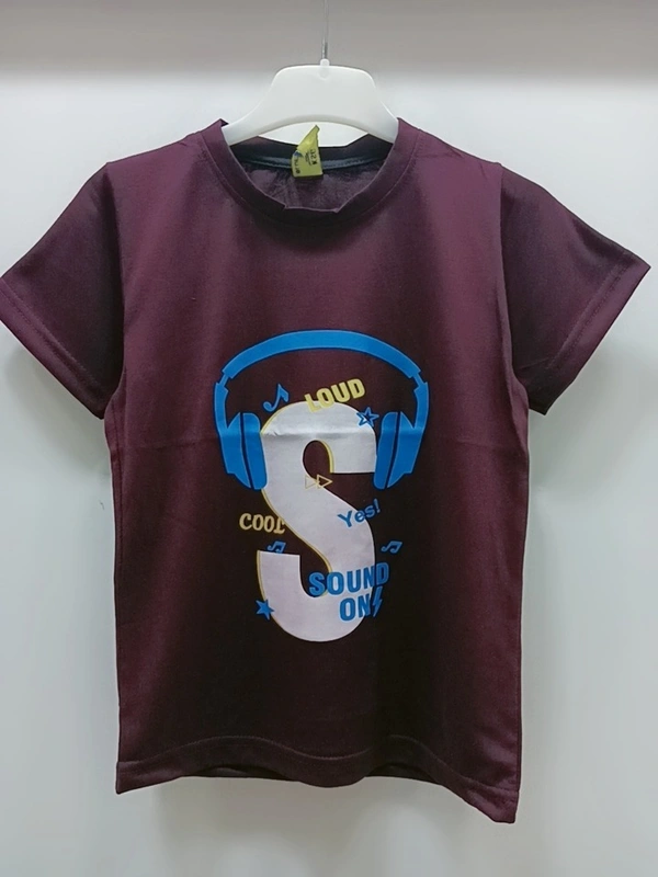 Boys Tshirt - 24 Inches (3 - 4 Years), Maroon