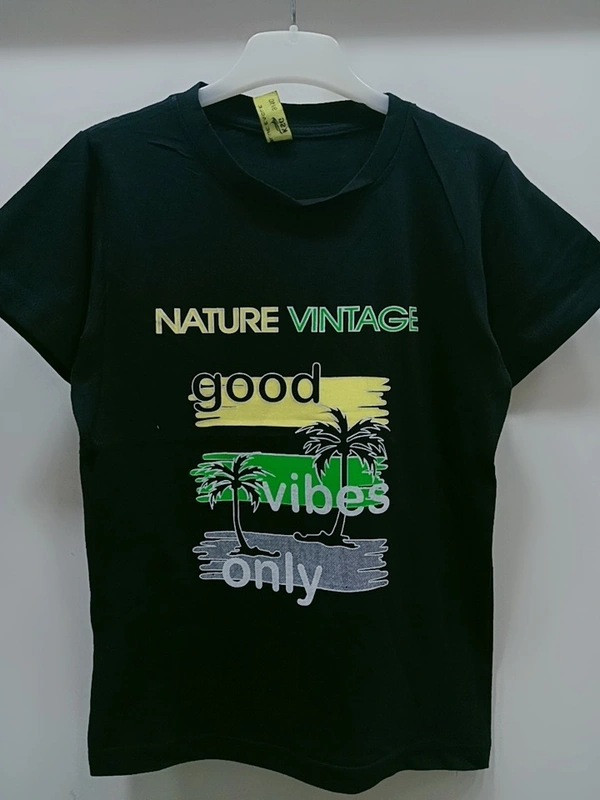 Boys Tshirt - 26 Inches (5 - 6 Years), Black