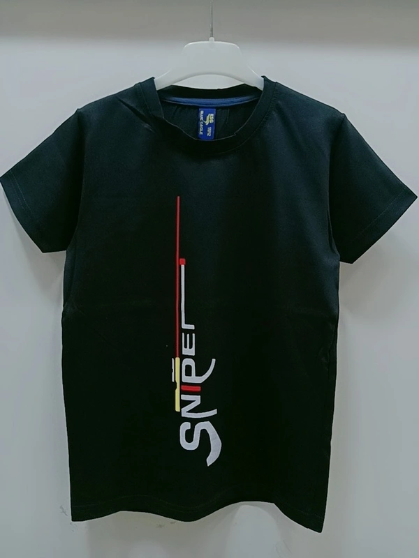 Boys Tshirt - 28 Inches (7 - 8 Years), Black