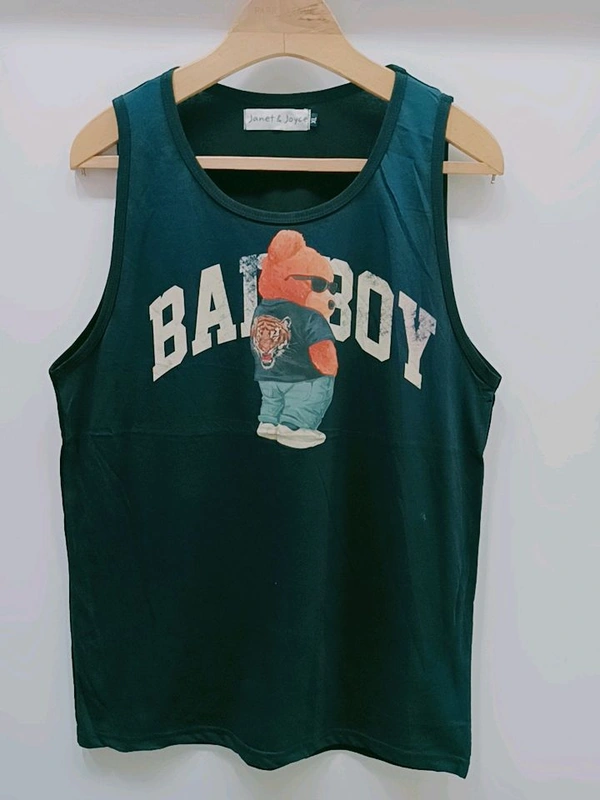 Men's sleeveless Tshirt - Navy Blue, X-Large