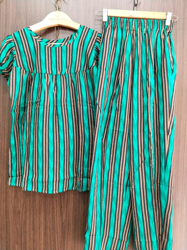 Womens Night Wear(Co-ord Set) - Medium, Teal