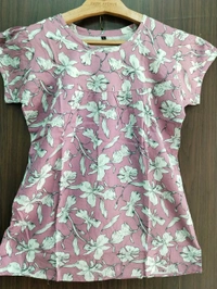 Womens Night Wear(Co-ord Set) - Lavender Rose, XLarge
