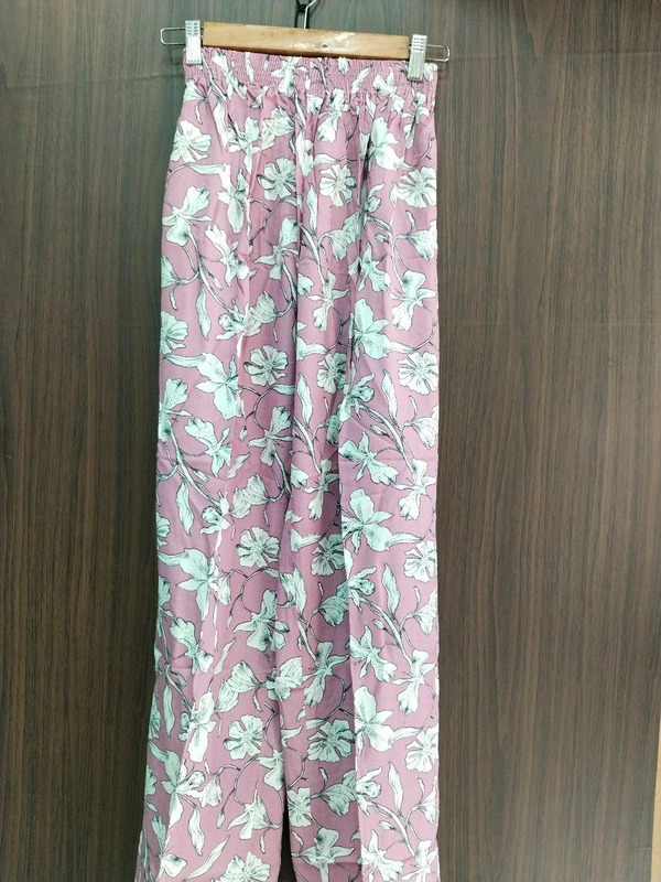 Womens Night Wear(Co-ord Set) - Lavender Rose, XLarge