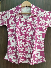 Womens Night Wear (Co -ord Set) - Purple Pizzazz, Large