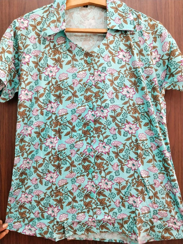 Womens Night Wear(Co-ord Set) - Neptune, XLarge