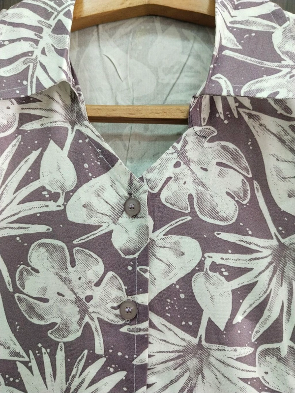 Womens Night Wear(Co-ord Set) - Lavender, Small
