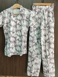 Womens Night Wear(Co-ord Set) - Lavender, Small
