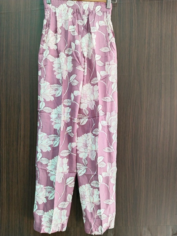 Womens Night Wear(Co-ord Set) - Blush Pink, Large