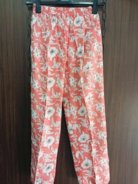 Womens Night Wear(Co-ord Set) - light orange, Xlarge