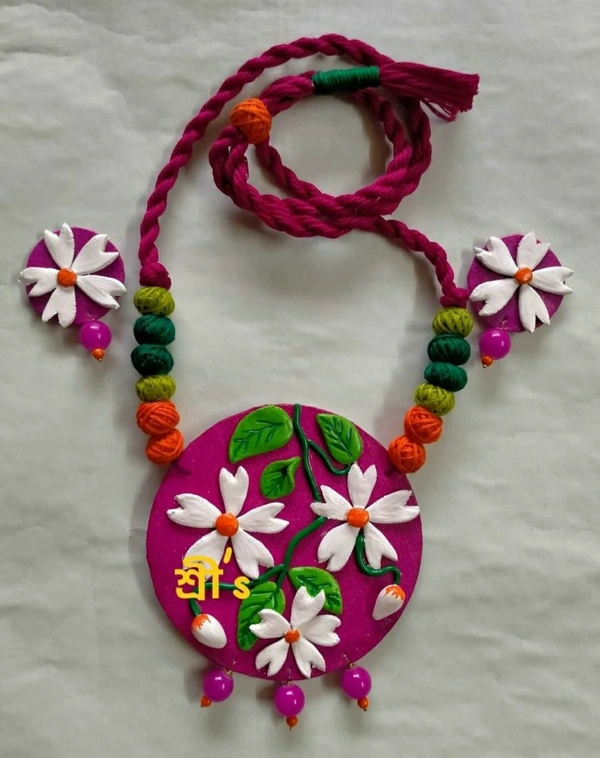 Trendy Handmade Jewelry - Pink, free size