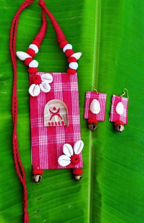 Handmade Jewelry Set - Red