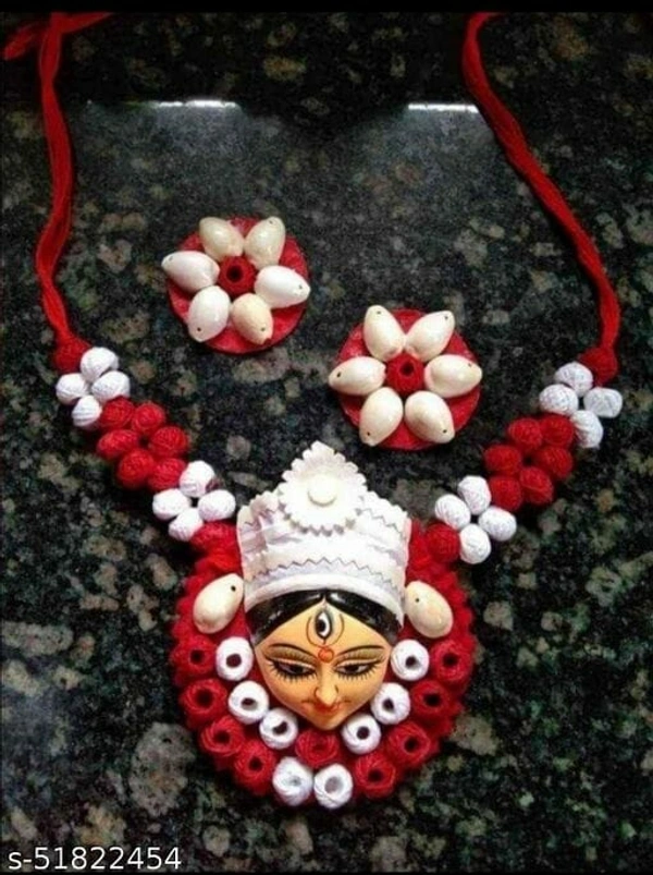 Durga Face Handmade Jewelry Set