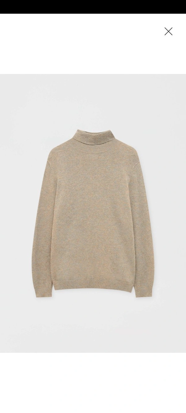 Turtle Neck (Pull&Bear)&(Zara) - brown, medium